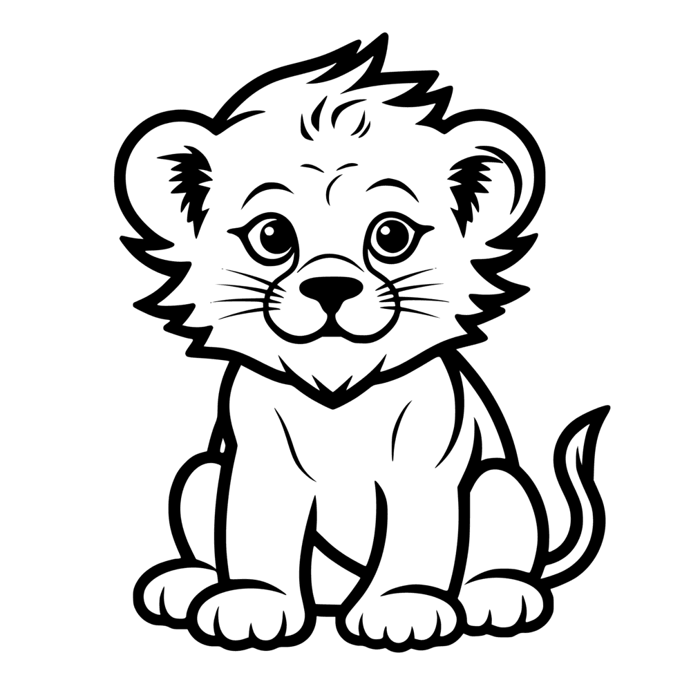 Baby lion