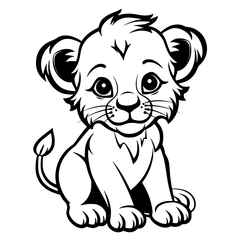 Baby lion
