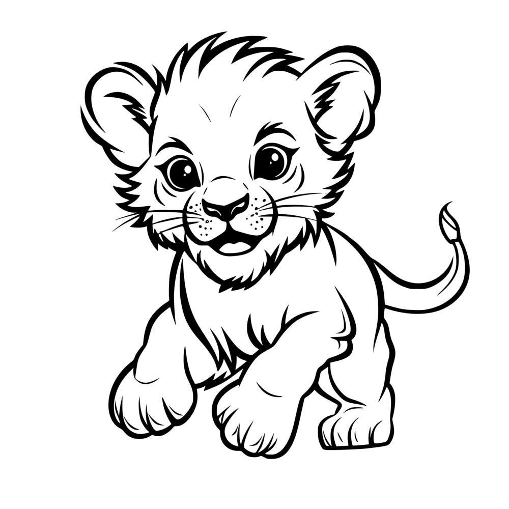 Baby lion