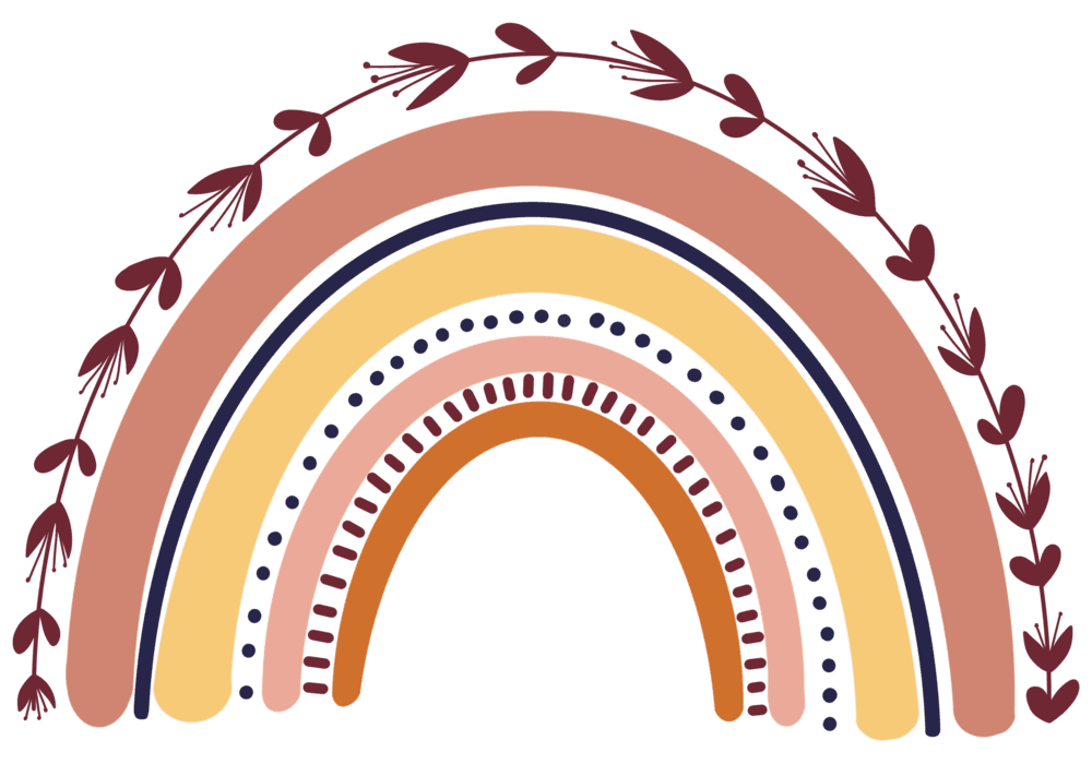 Boho rainbow