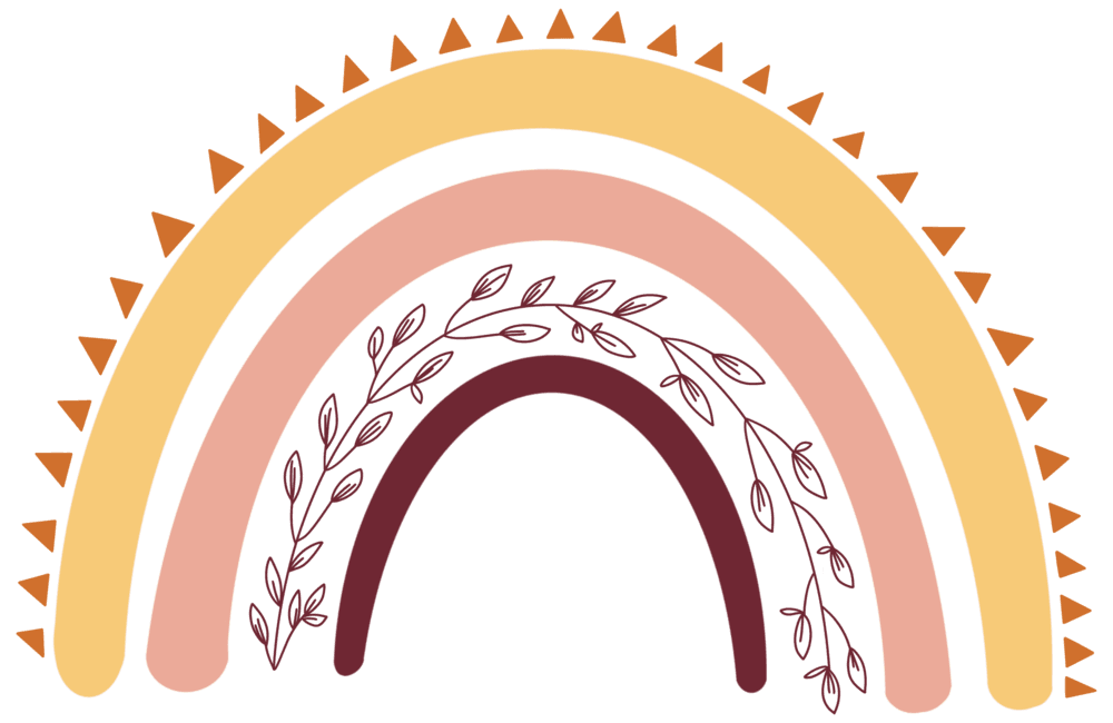 Boho rainbow